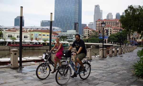 Singapur en Bicicleta de Norte a Sur y de Este a Oste