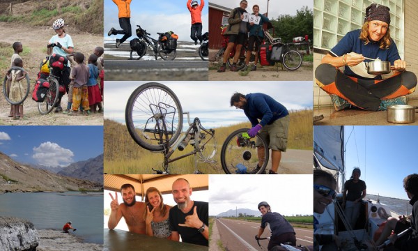 One day, nine stories. Empathizing with other travel cyclists