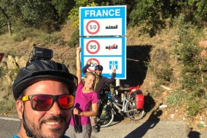 The team of three – Bicycle touring Southern France