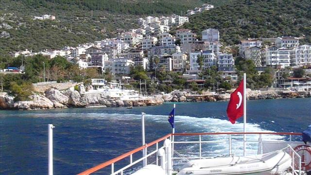 Blick auf Meis und das türkische Festland