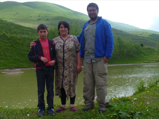 Anuschka and her nephew show us their land