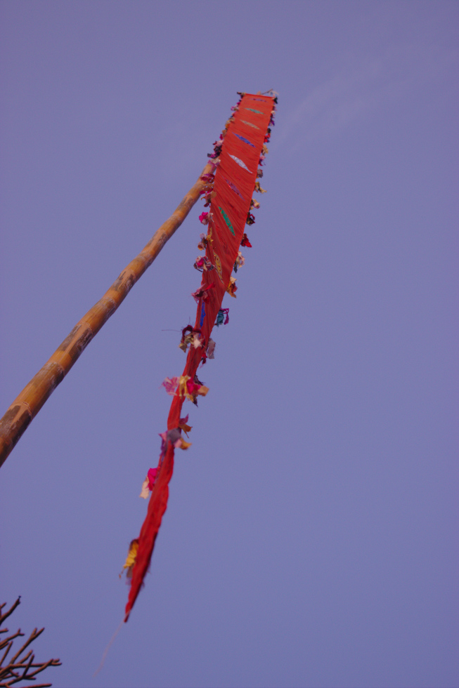 Flag on the Temple