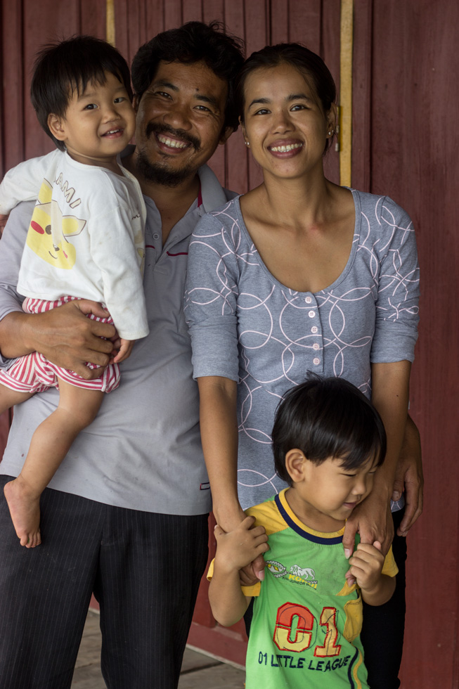 Beautiful Lao Family