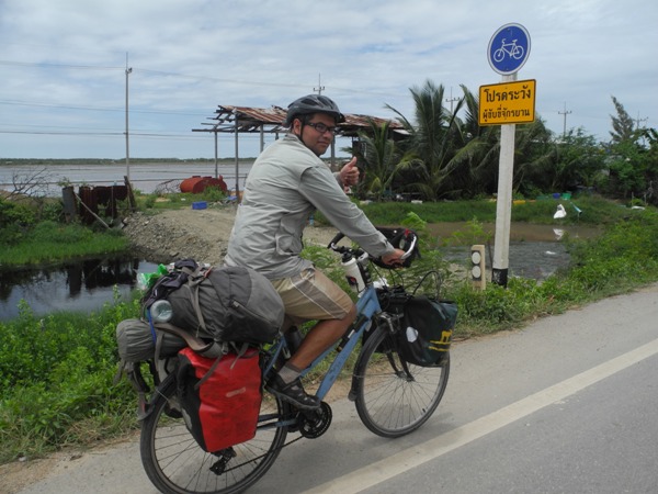 Bike lane in Thailand