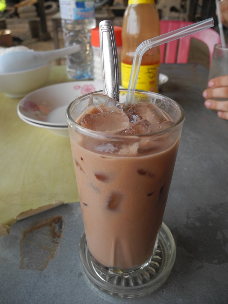 Yammi! Khmer Ovaltine. Never tasted a better ice chocolate in SE Asia. 