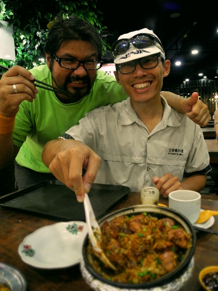 Lunch with Swee. We are so happy that we have met him!