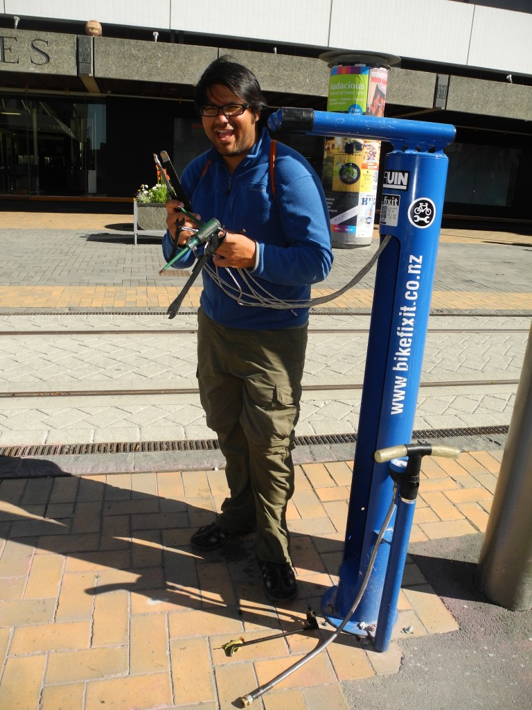 Free bike tools in Christchurch City Centre