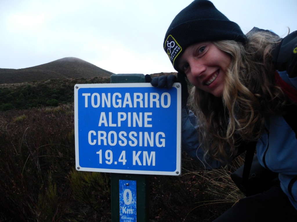 Tongariro Alpine Crossing Start Sign
