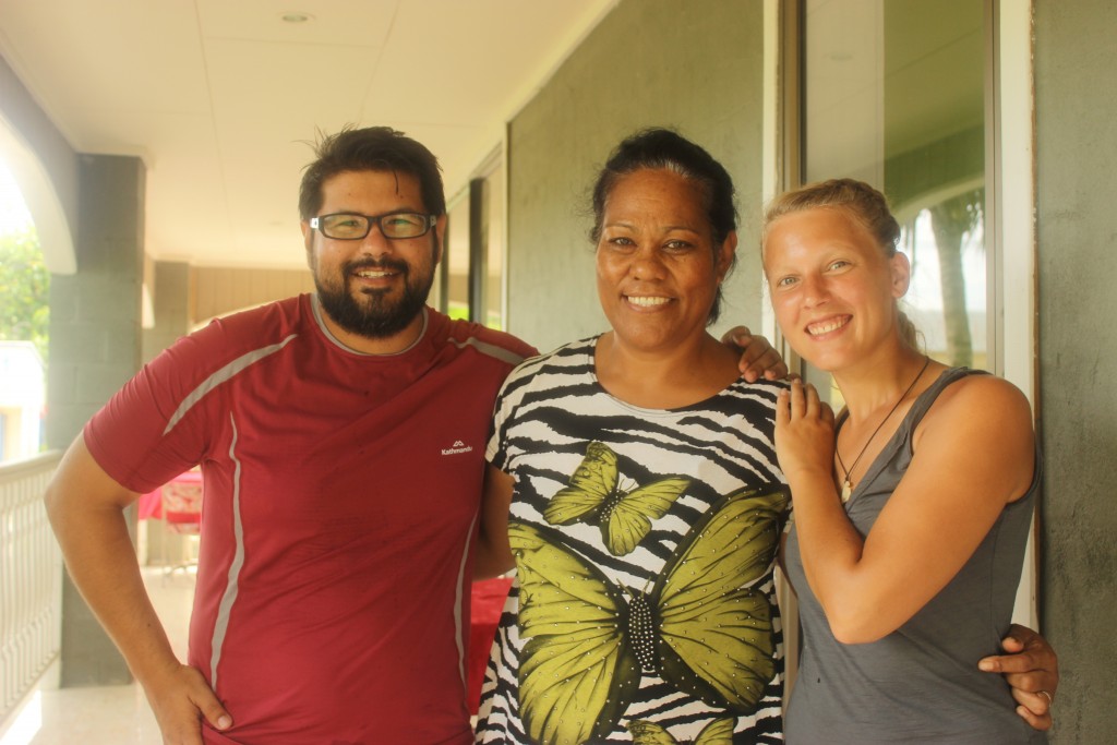We spent our second visit in Nuku'alofa with Yvette, the Backpacker's Townhouse's owner. She was so sweet and caring, we felt like a part of the family!