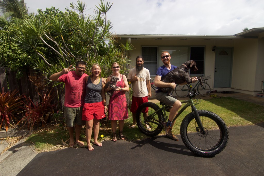 Our hosts for a few days. We had a great time with these guys in Kailua