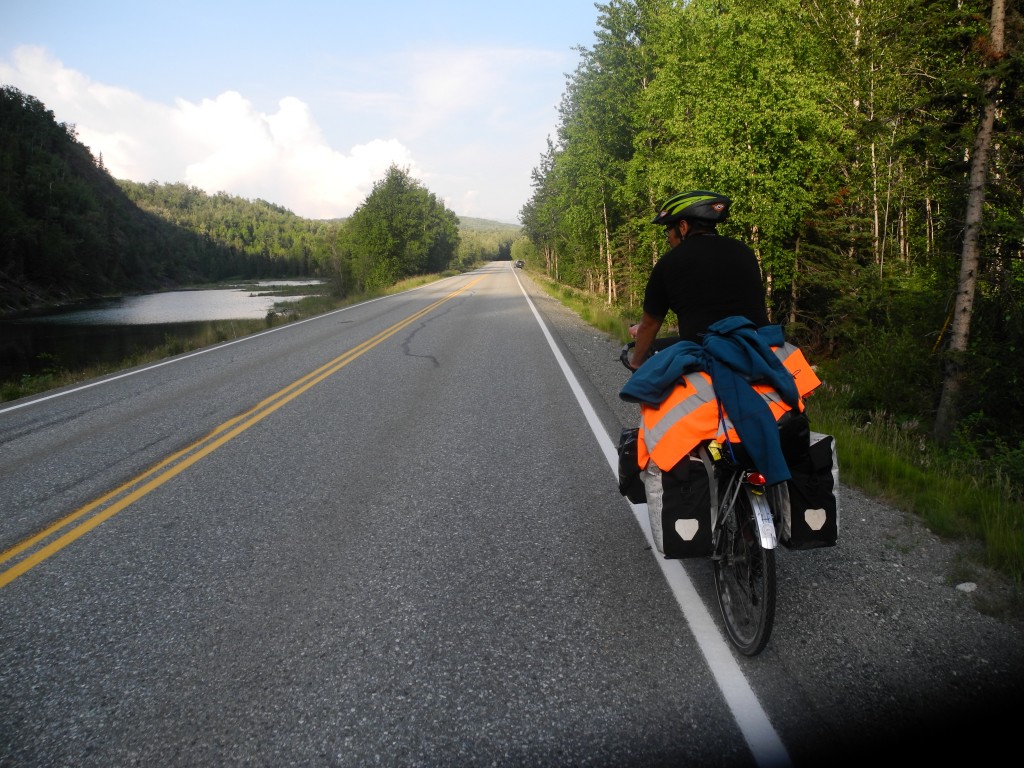 Cycling the relatively calm Old Glenn Highway