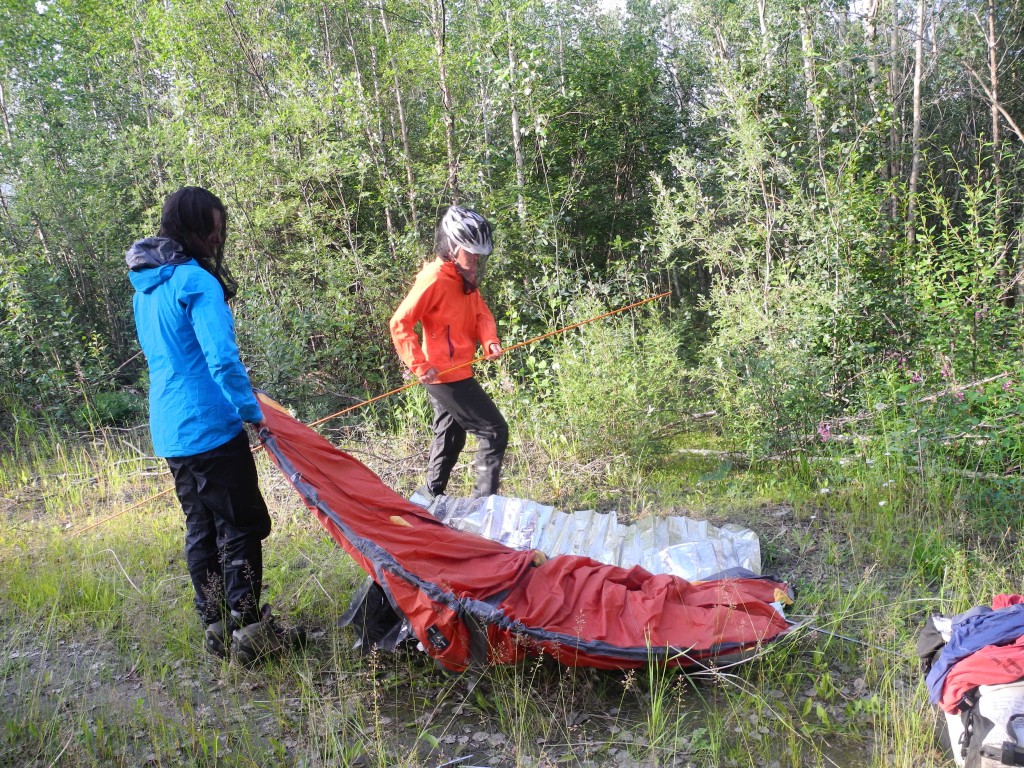 Freedom Camping on the Dempster Highway