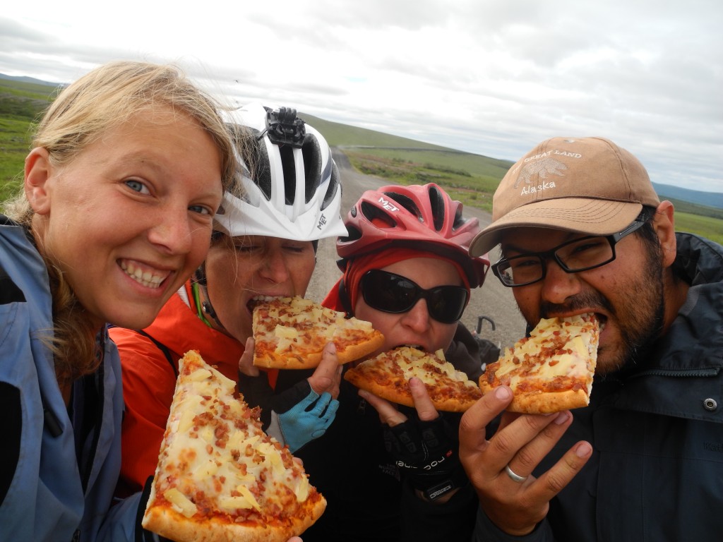 Pizza in the arctic tundra