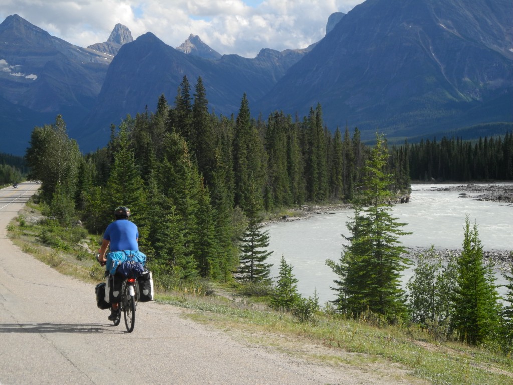 Cycling the Icefields Parkway