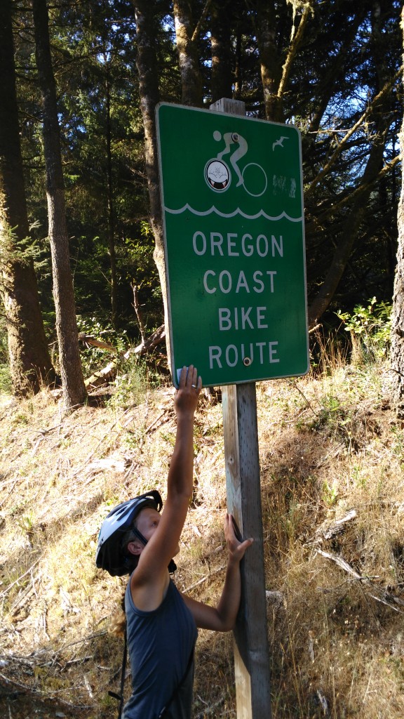 Oregon Coast Bike Route - part of the Pacific Coast Bike Route