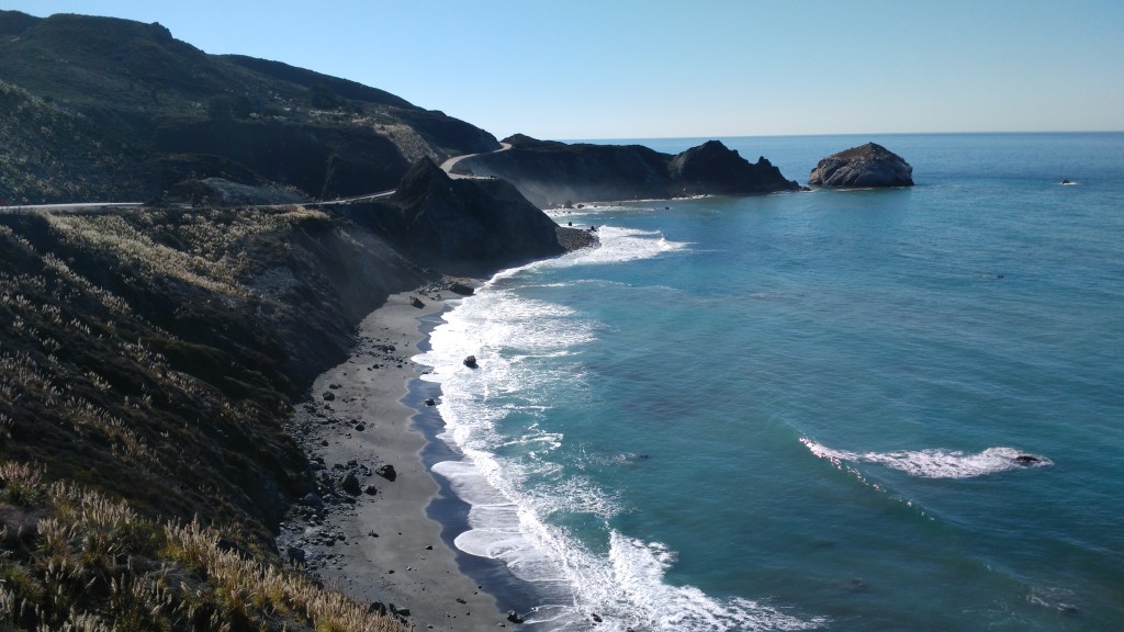 We reached the Big Sur Area, that was know for its spectacular views.