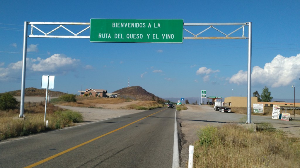 The Baja's wine and cheese route