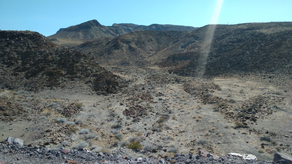 Dry landscape in Baja California