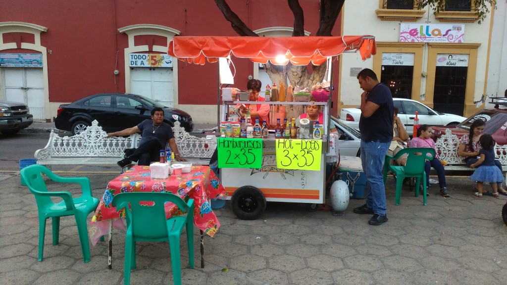 Mexican Hot Dog stand