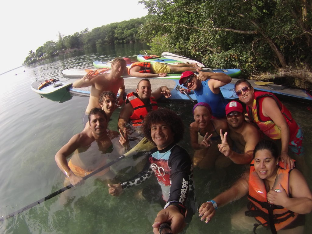 SUP tour in Bacalar with Daniel