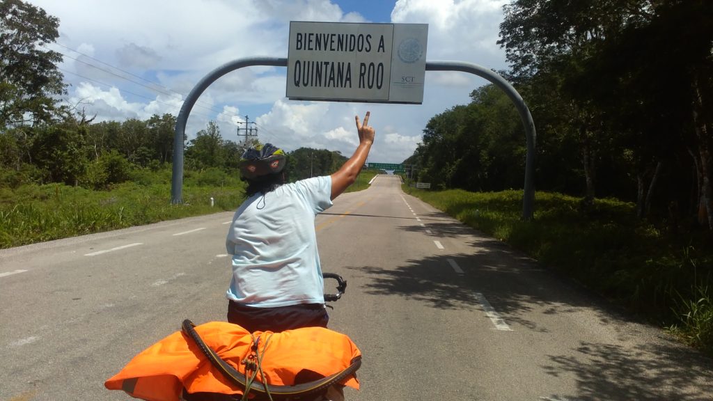 Cycling into Quintana Roo