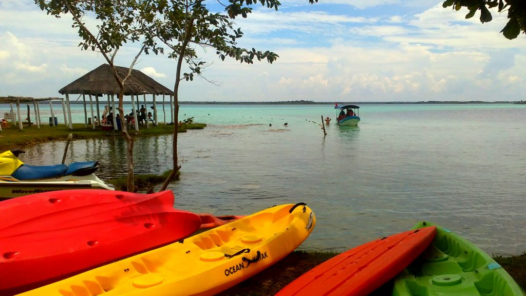 The seven-colored lagoon of Bacalar