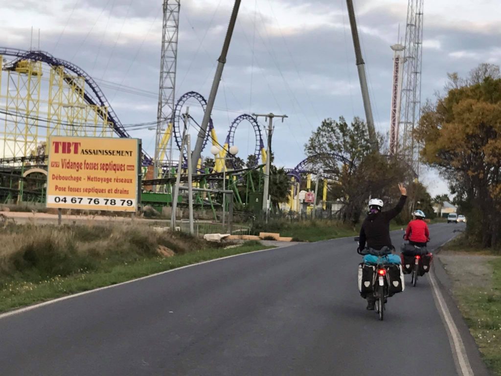 Cycling through rollercoasters
