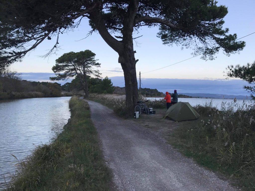 Perfect wild camping spot in France