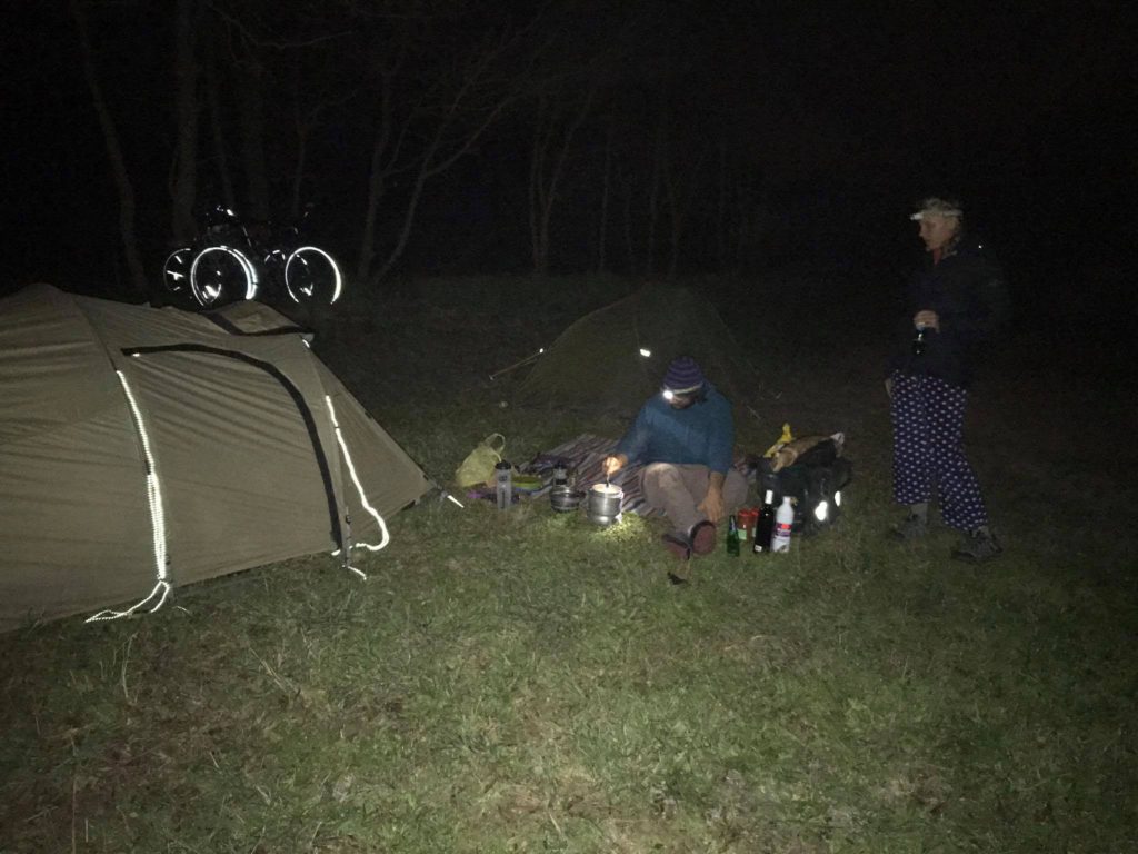 Wild camping in France