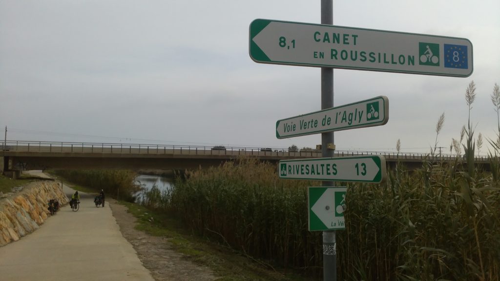 French bike route signage